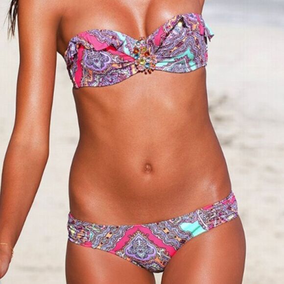 Victoria Secret Filagree Print Bikini - Picture 9 of 9